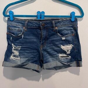Aeropostale Midi Jean Shorts